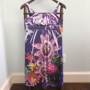 3/$20 Rare Editions Floral Dress